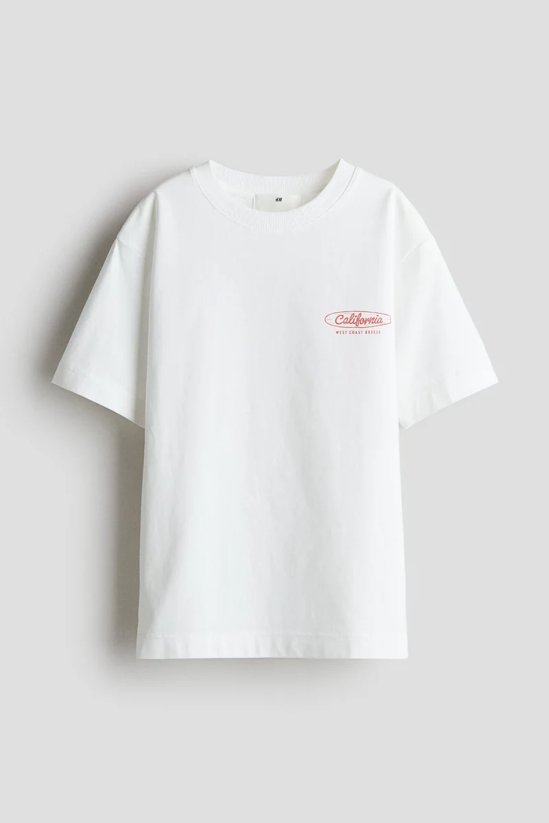 H&M Printed cotton T-shirt